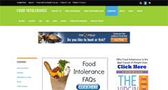 Desktop Screenshot of foodintoleranceinfo.com